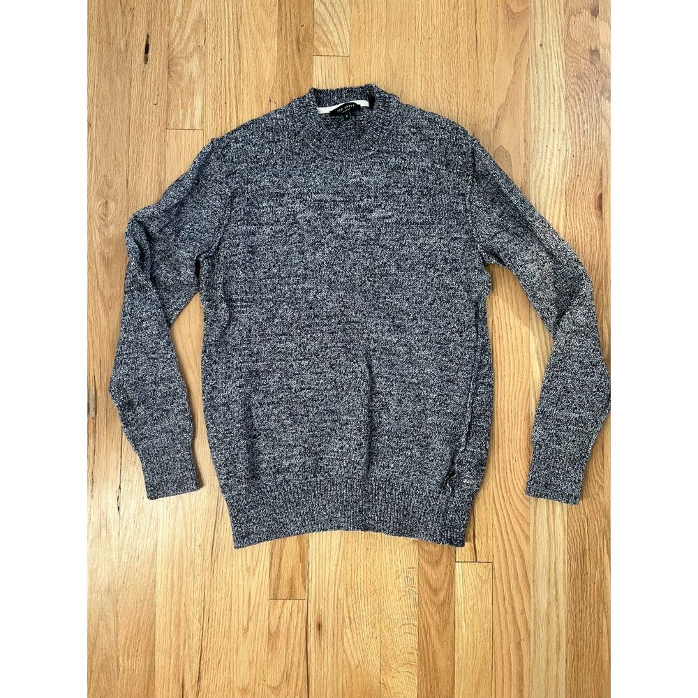 Ted Baker London MMK HexHamm Cotton Sweater in Marbled Gray